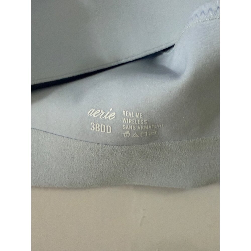 NWT Aerie Real Me Wireless Sans Armature Convertible Straps Bra Light Blue Size - Picture 5 of 6
